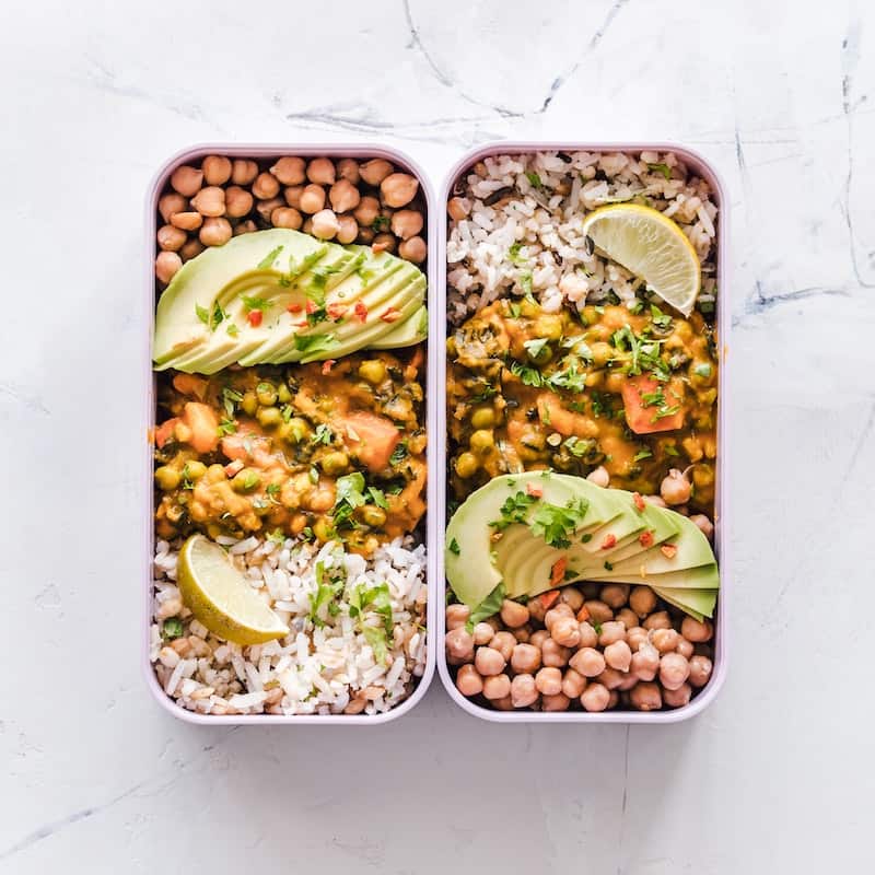 Beautiful arranged food