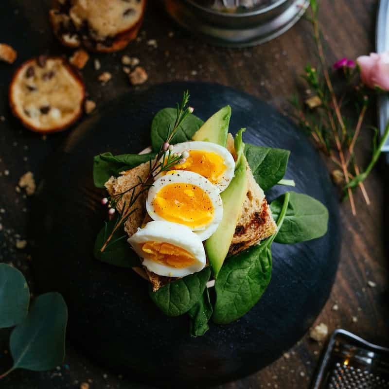 Beautiful arranged food