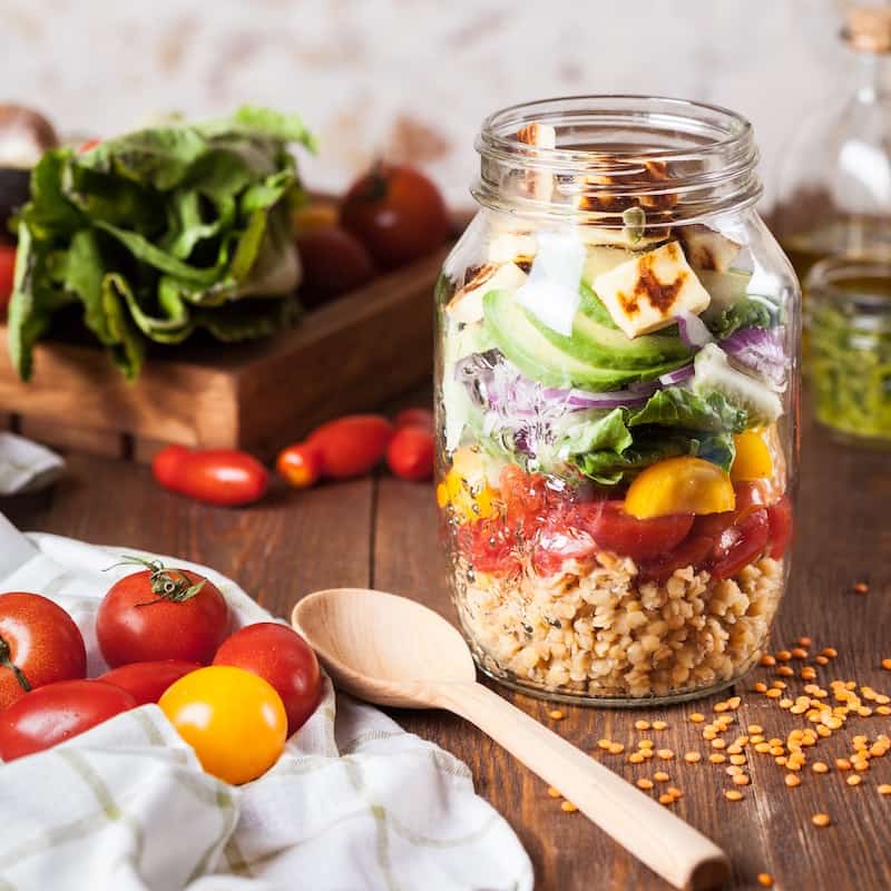 Beautiful arranged food
